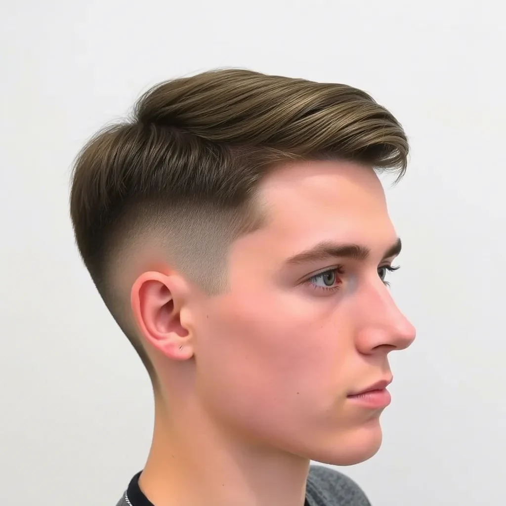 Classic Low Taper Fade with Clean Lines
