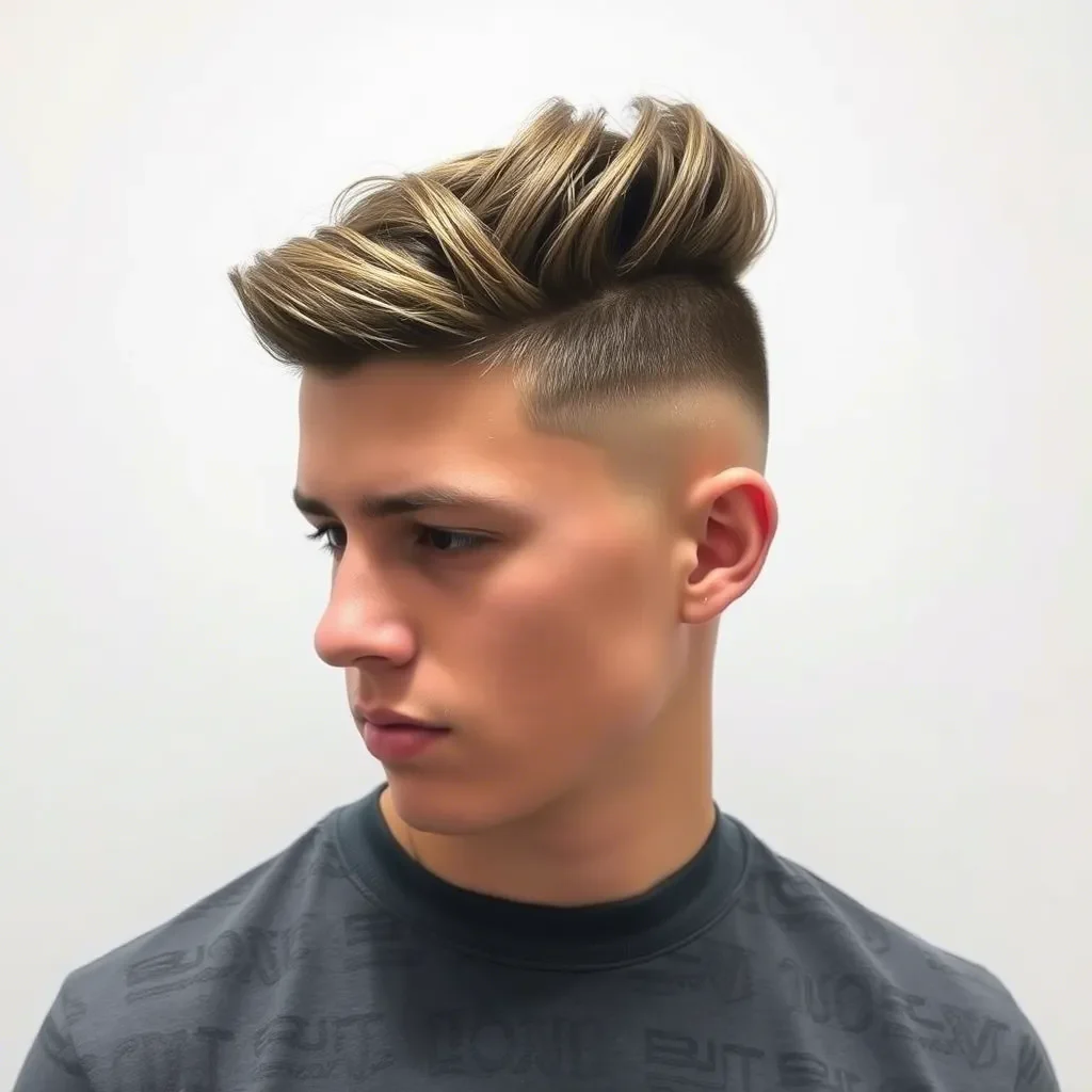 Low Taper Fade with a French Crop Twist
