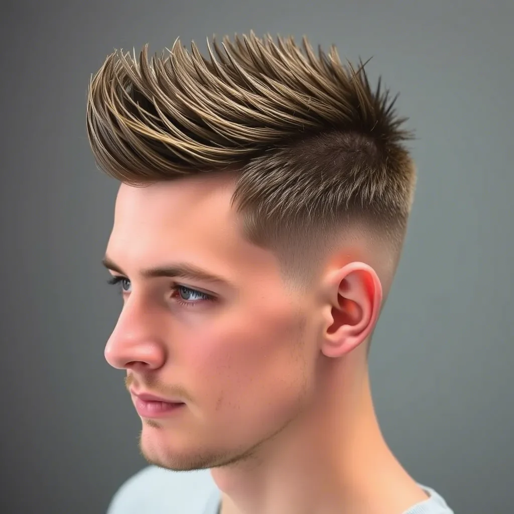 Spiky Low Taper Fade
