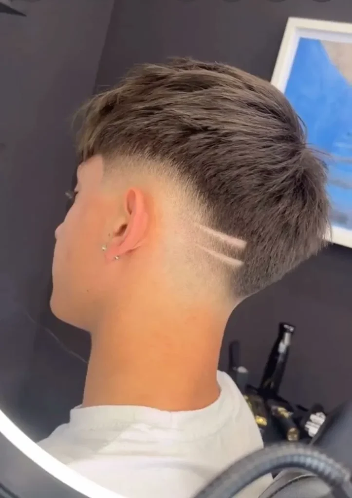 Tapered Sides Combined with a Mid Fade