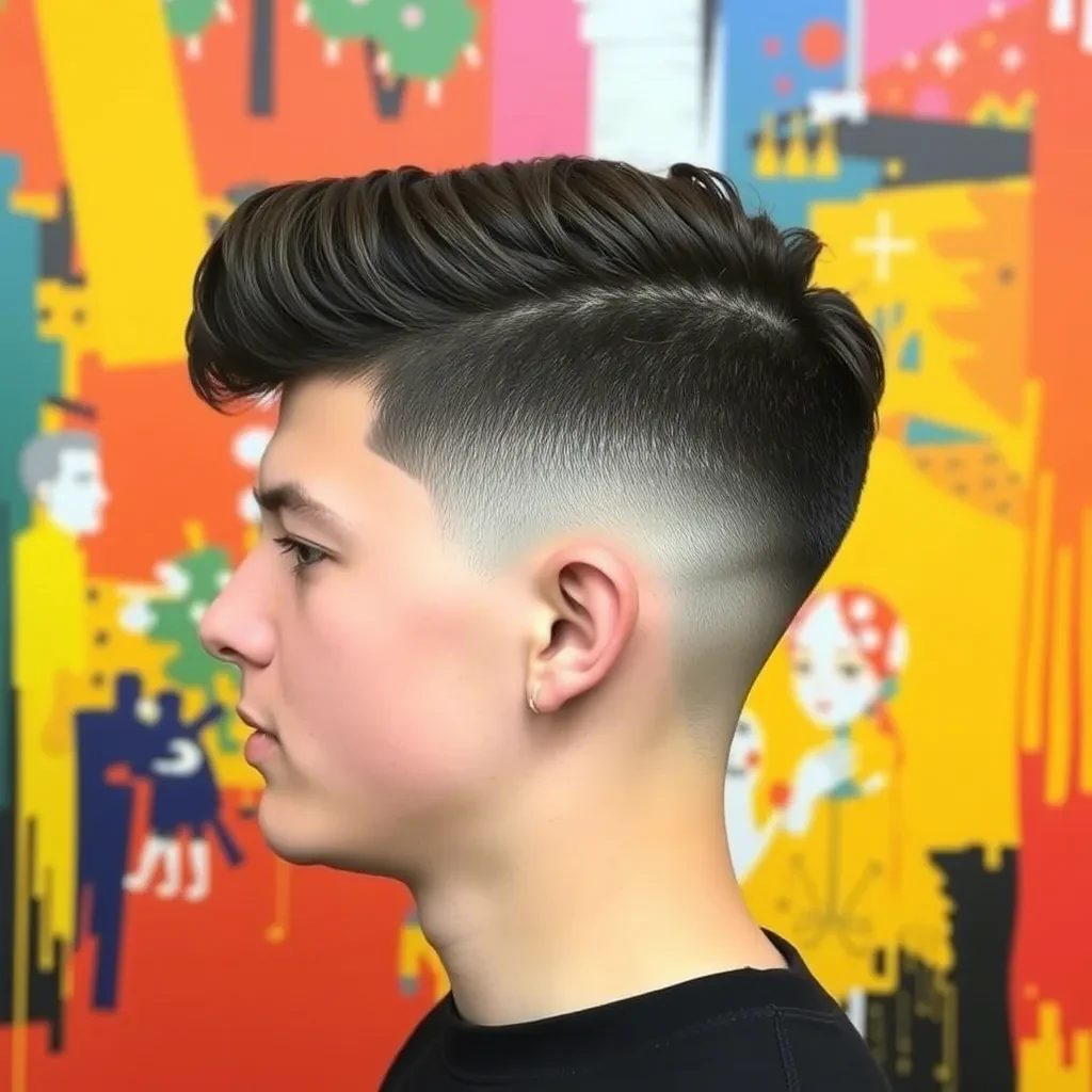 Brushed Up Low Taper Fade
