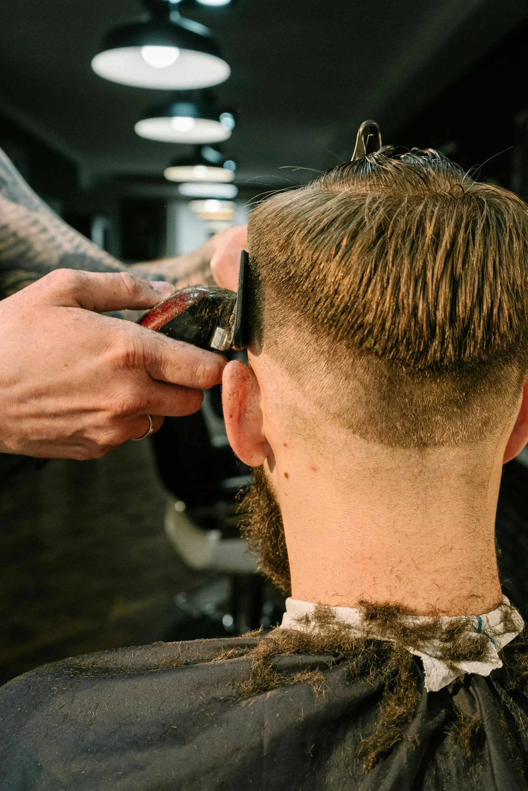 mid drop fade