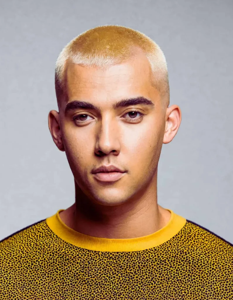 Blonde Buzz Cut