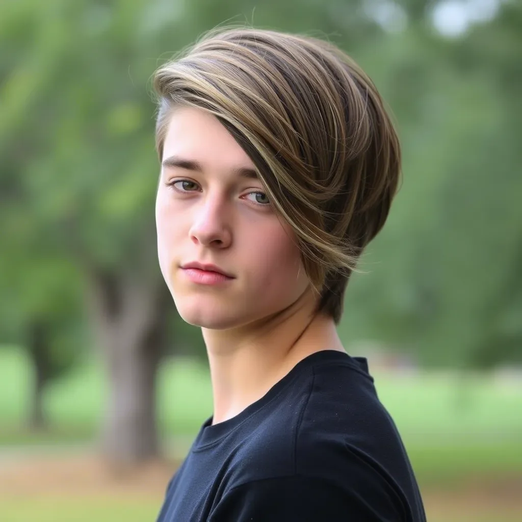 Long Side Swept Style with Tapered Sides