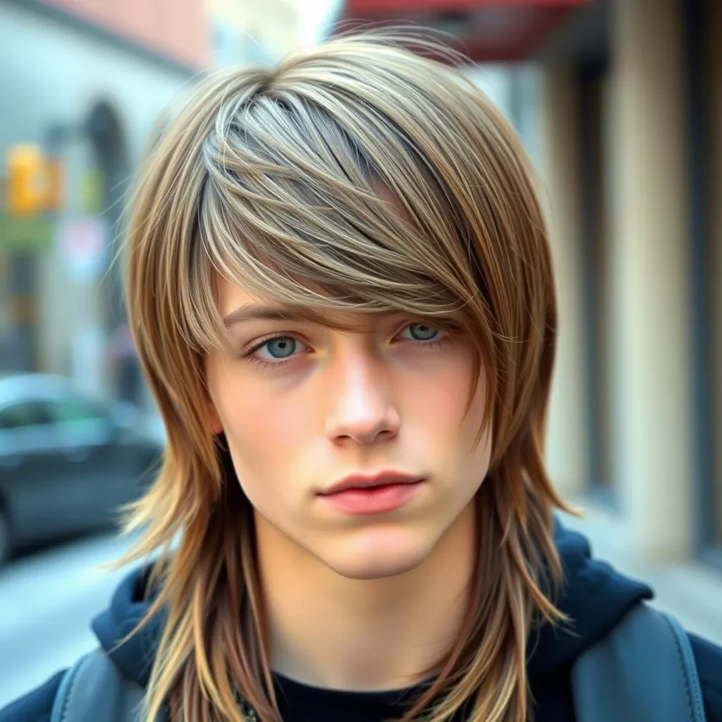 Long Straight Hair with Bangs