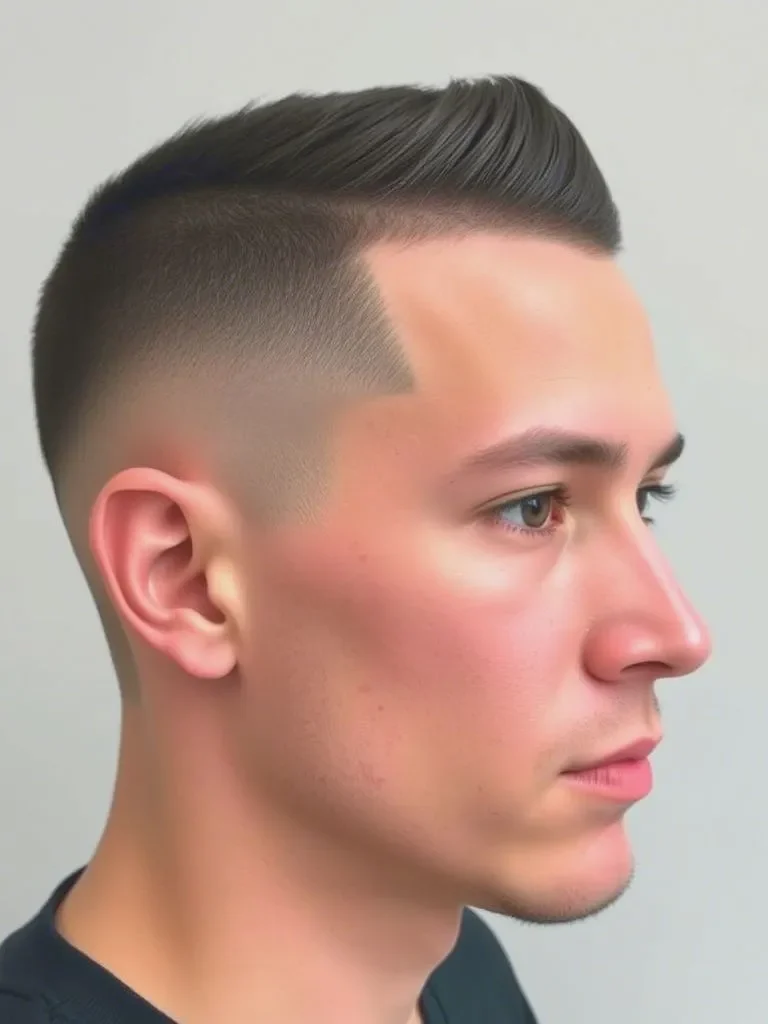 Modern Buzz Cut Fade