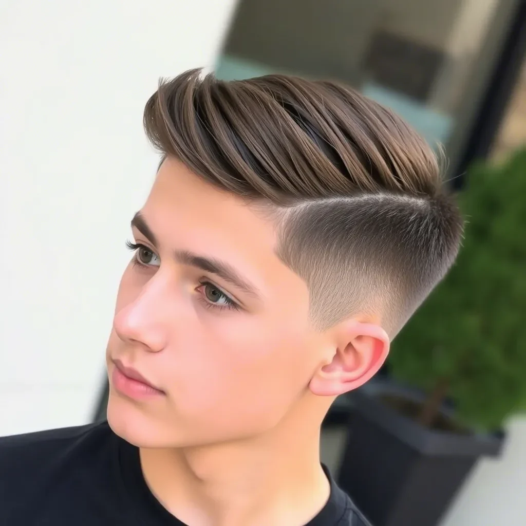 Side Part Fade