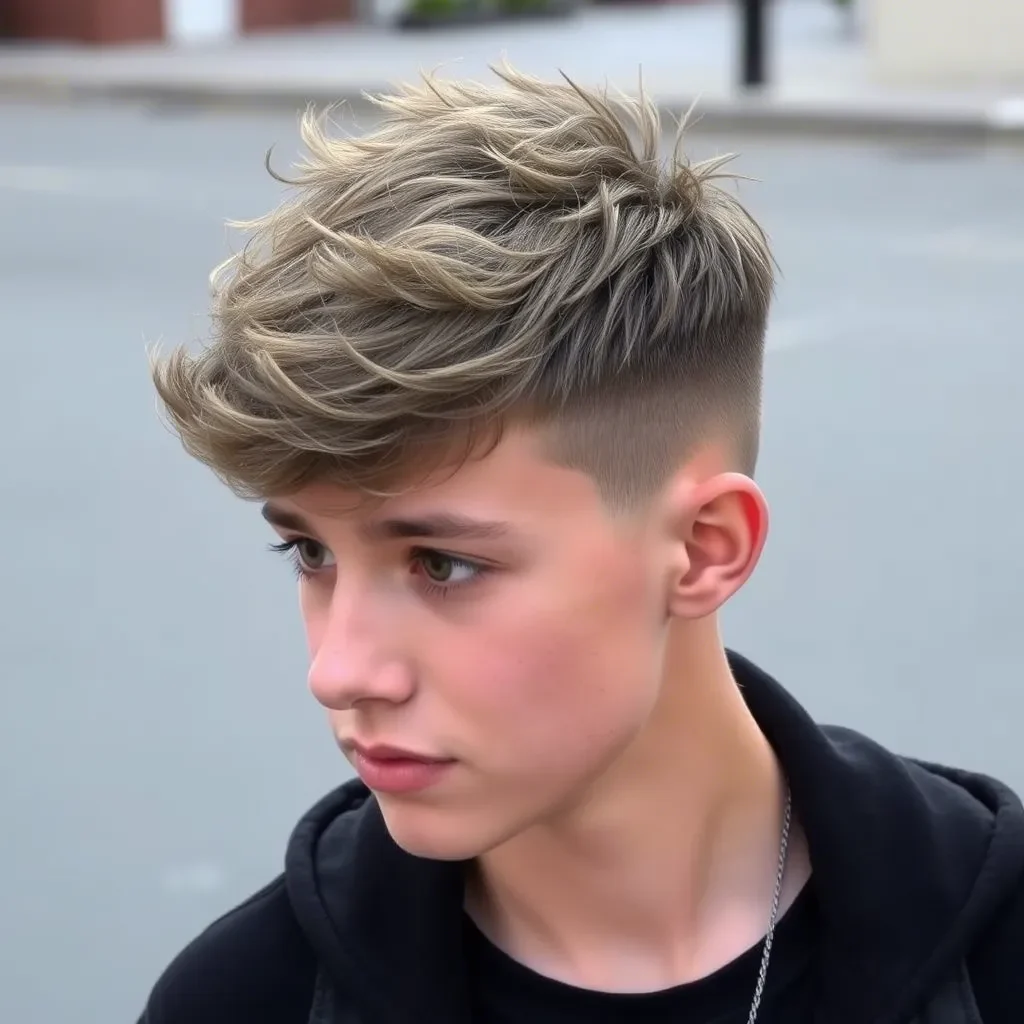 Textured French Crop with Mid Fade