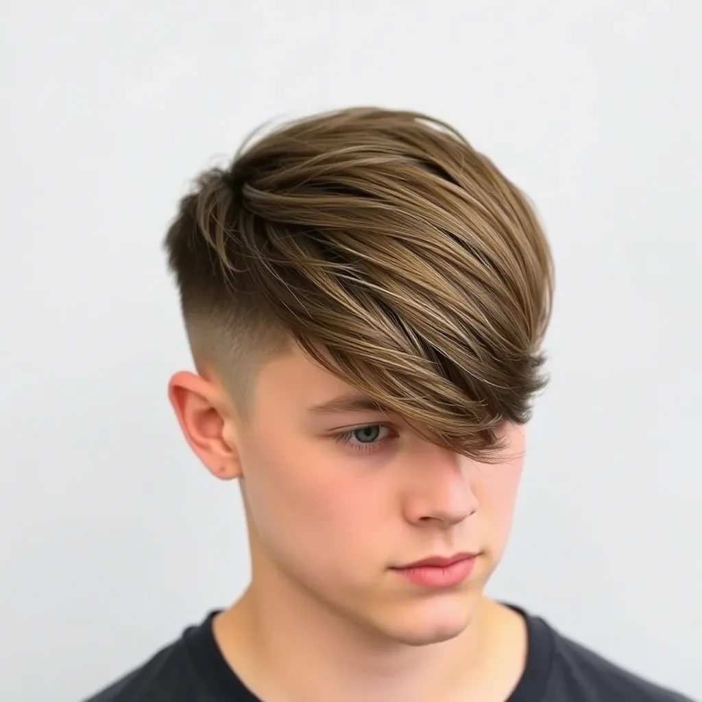 Textured Swept Crew Cut