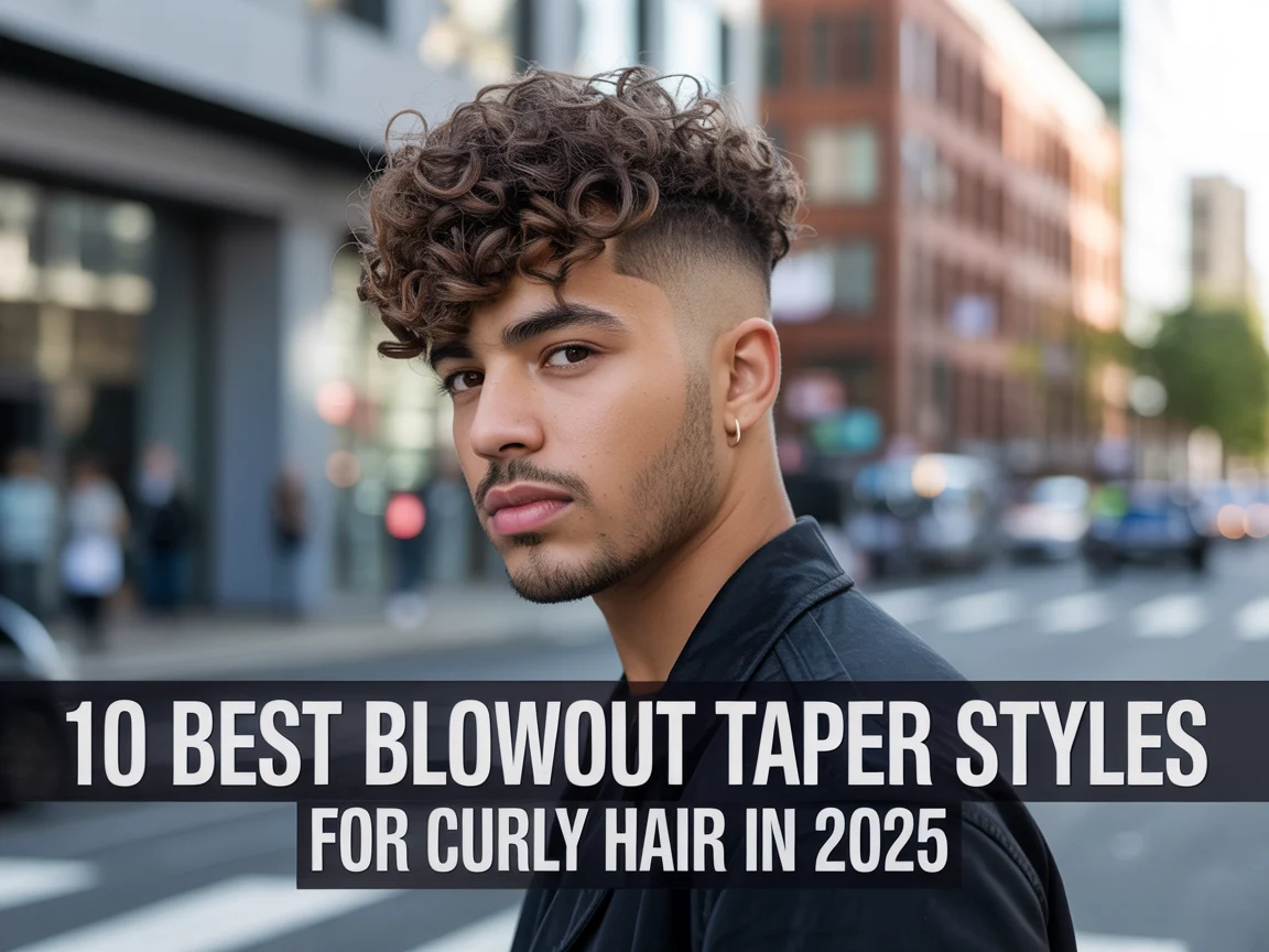 10 Best Blowout Taper Curly Hair Styles
