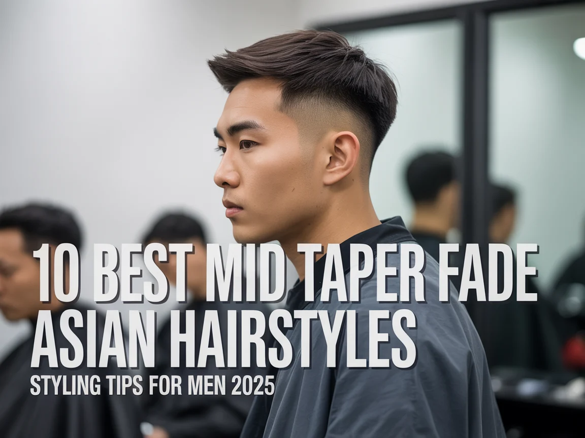 10 Best Mid Taper Fade Asian Hairstyles & Styling Tips for Men