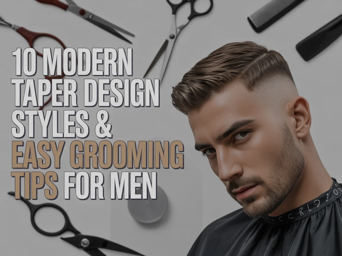 10 Modern Taper Design Styles & Easy Grooming Tips for Men