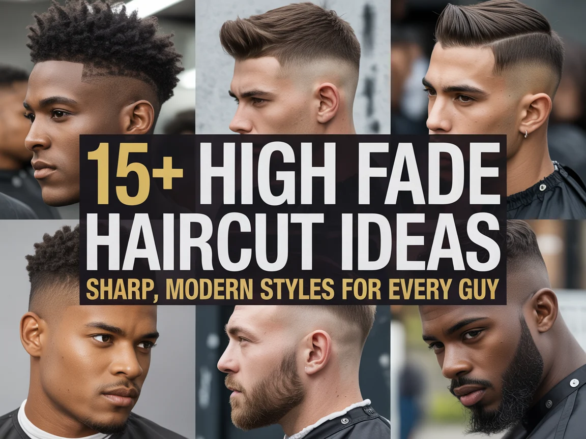15+ High Fade Haircut Ideas – Sharp, Modern Styles for Every Guy