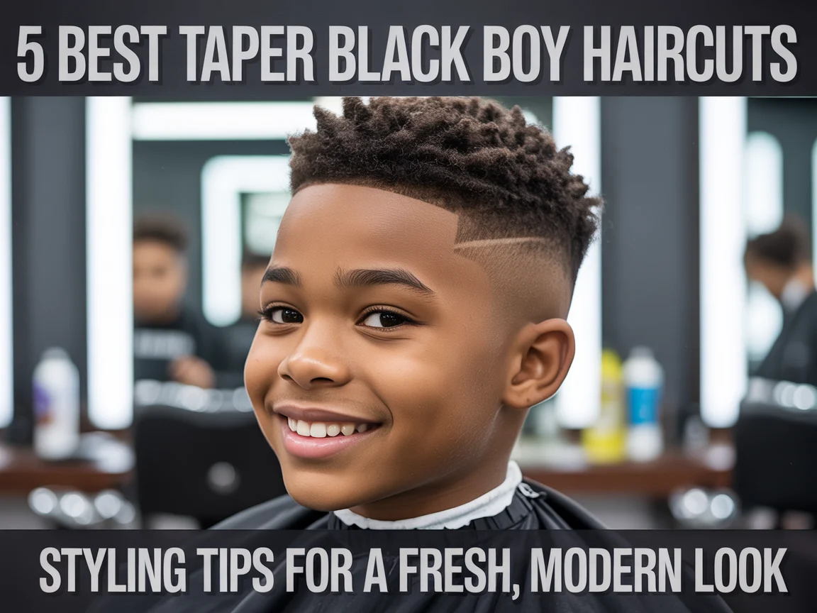 5 Best Taper Black Boy Haircuts & Styling Tips for a Fresh, Modern Look