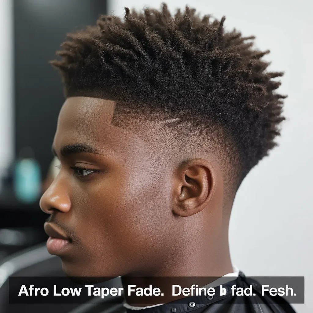 Afro Low Taper Fade