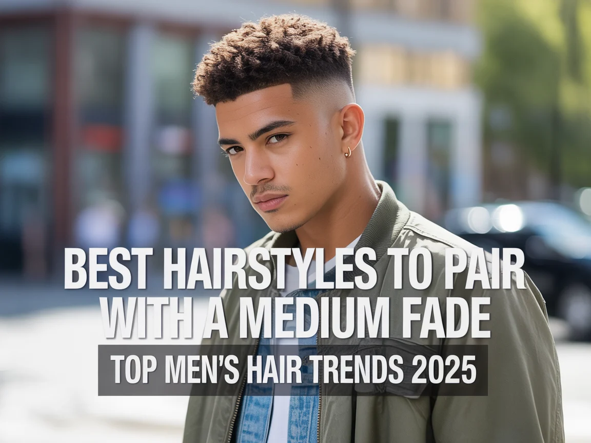 Hairstyles to Pair with a Medium Fade