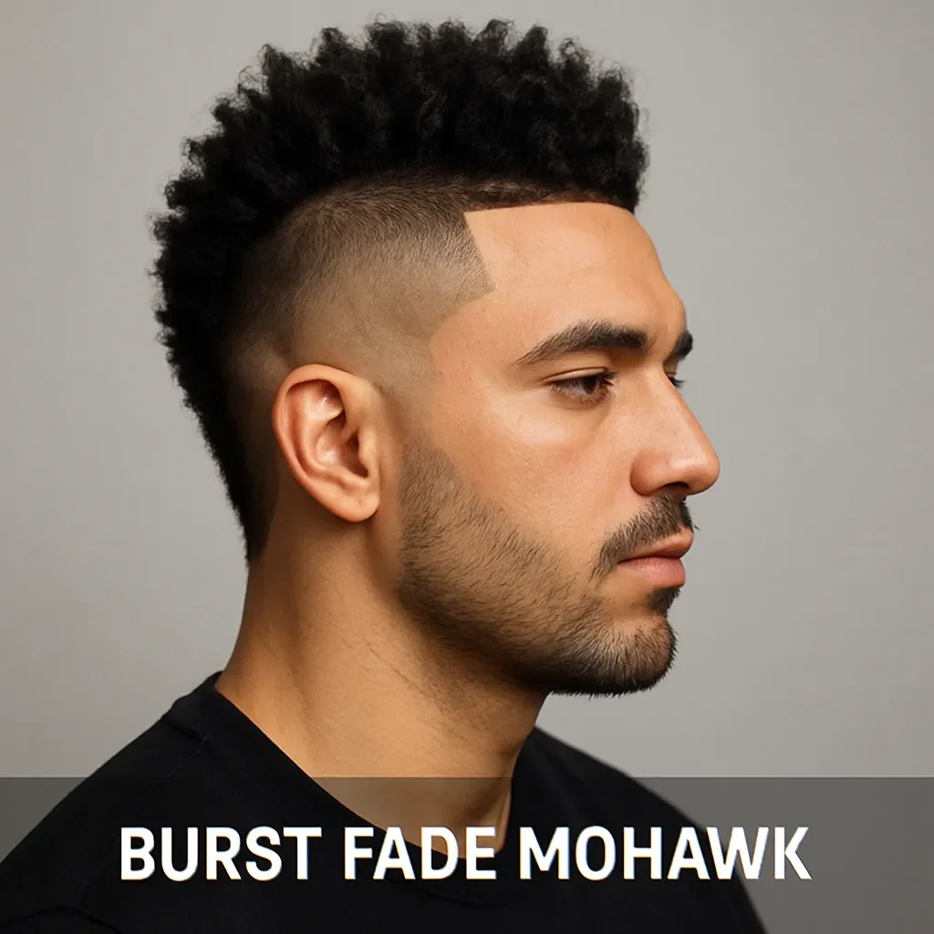 Burst Fade Mohawk