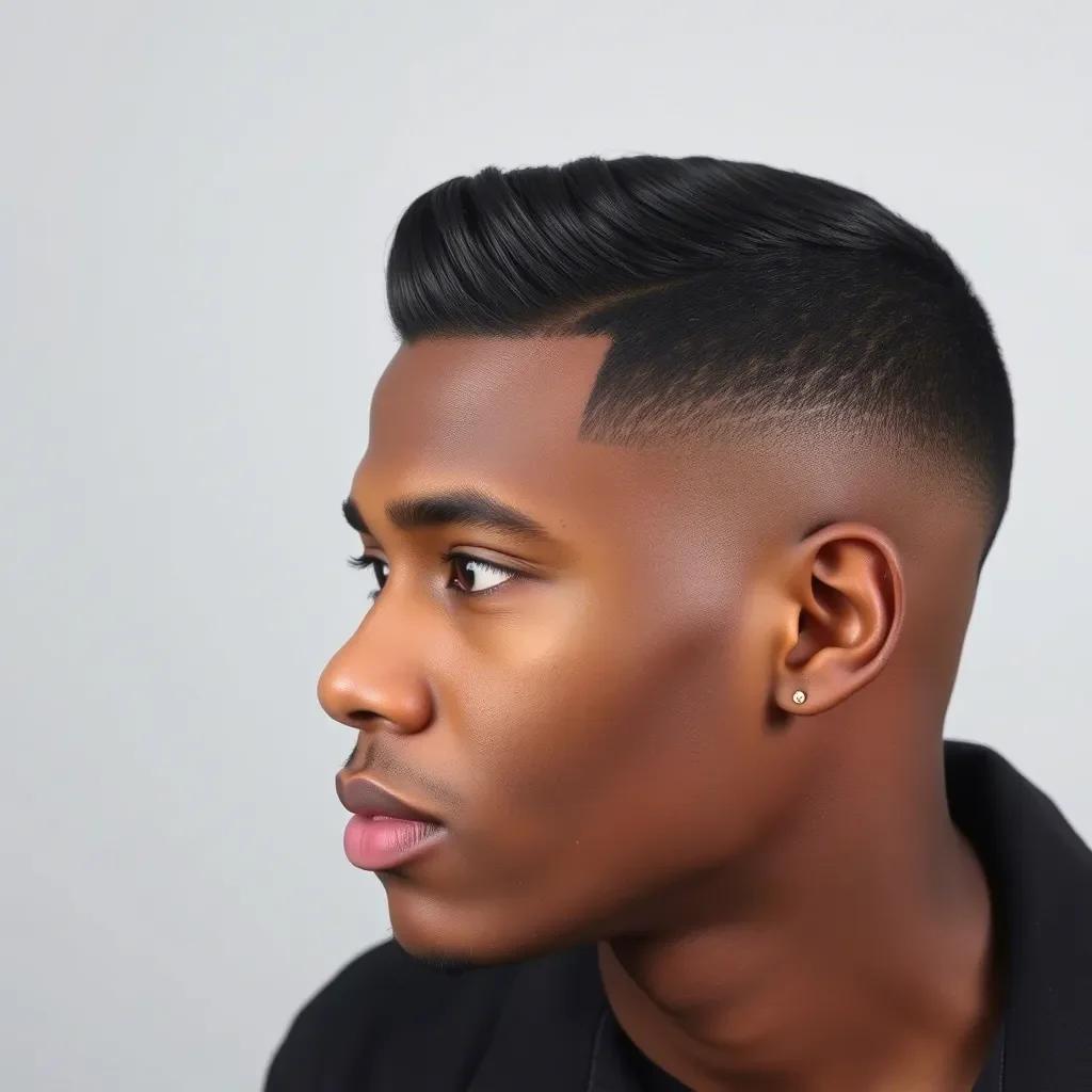 Burst Fade for Black Men