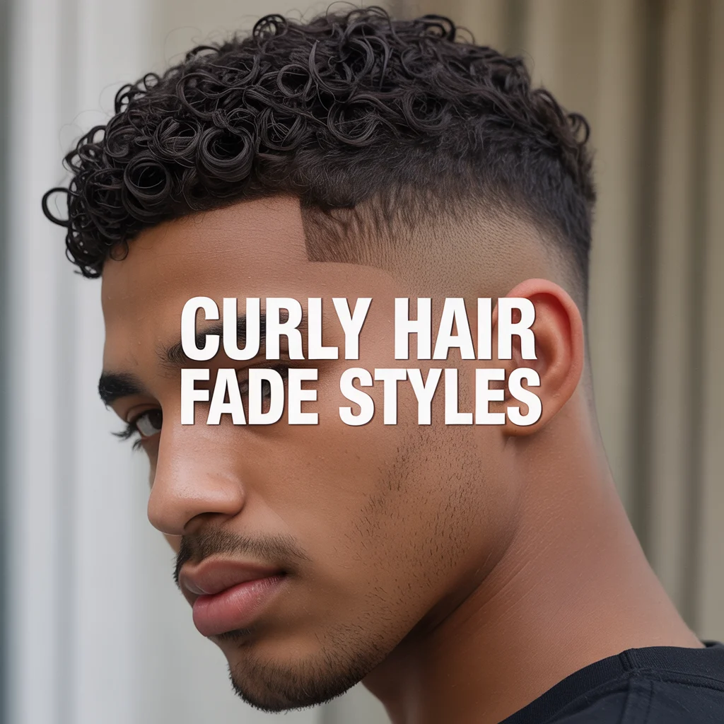 Curly hair fade styles