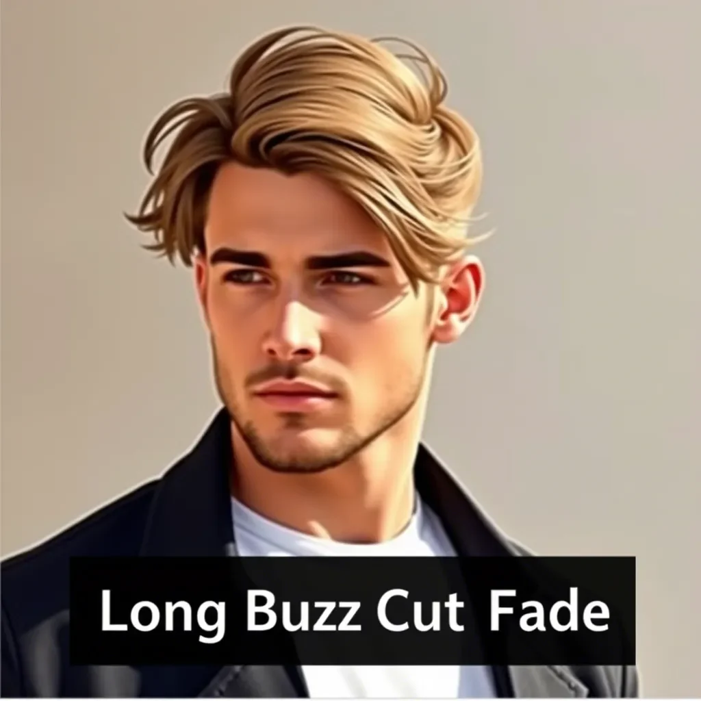 Long Buzz Cut Fade