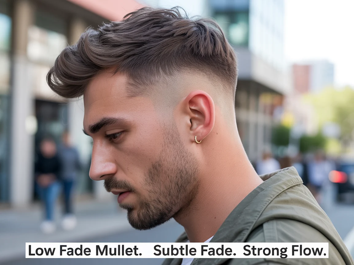 Low Fade Mullet