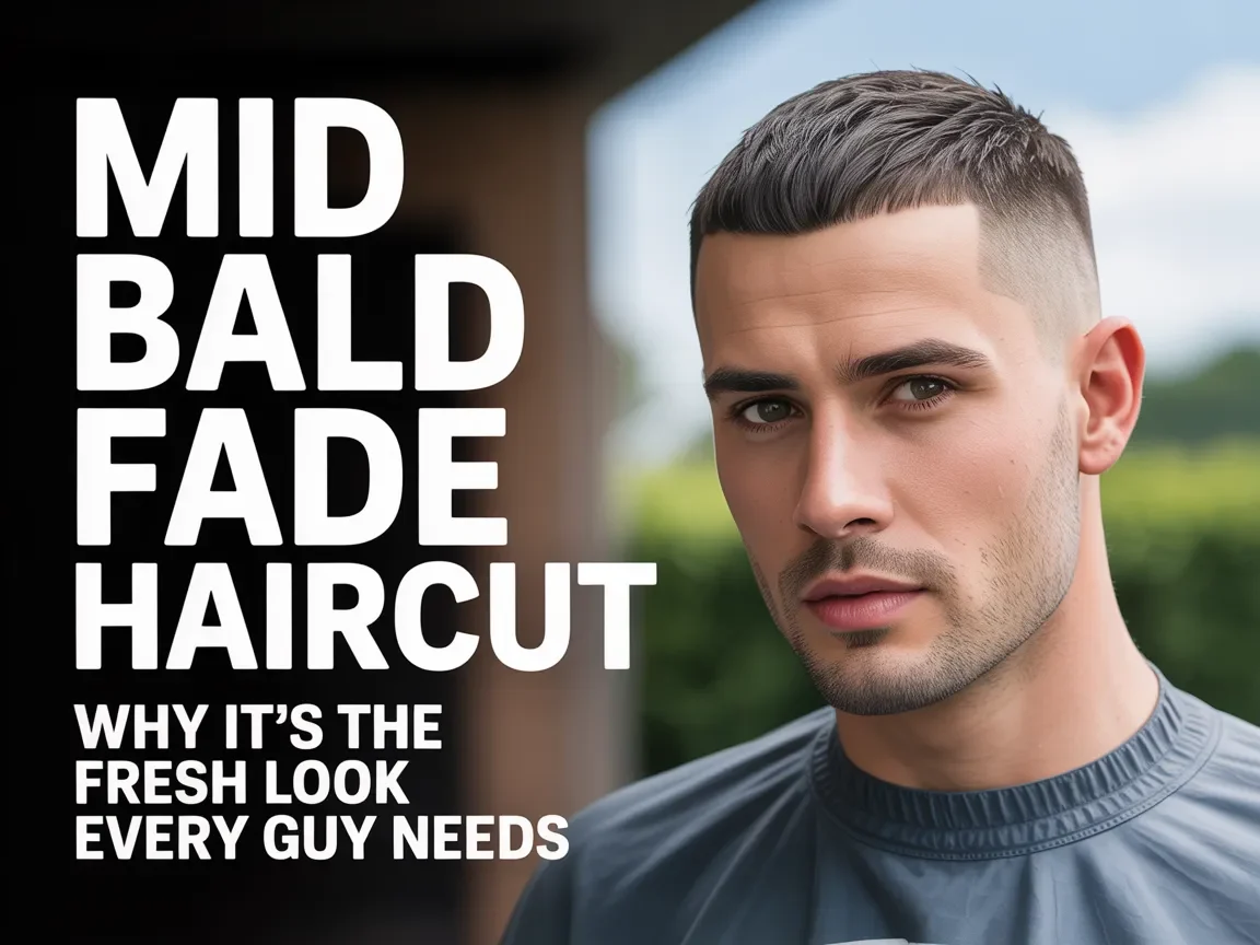 Mid Bald Fade Haircut - 10+ Clean Styles for a Bold, Fresh Appearance