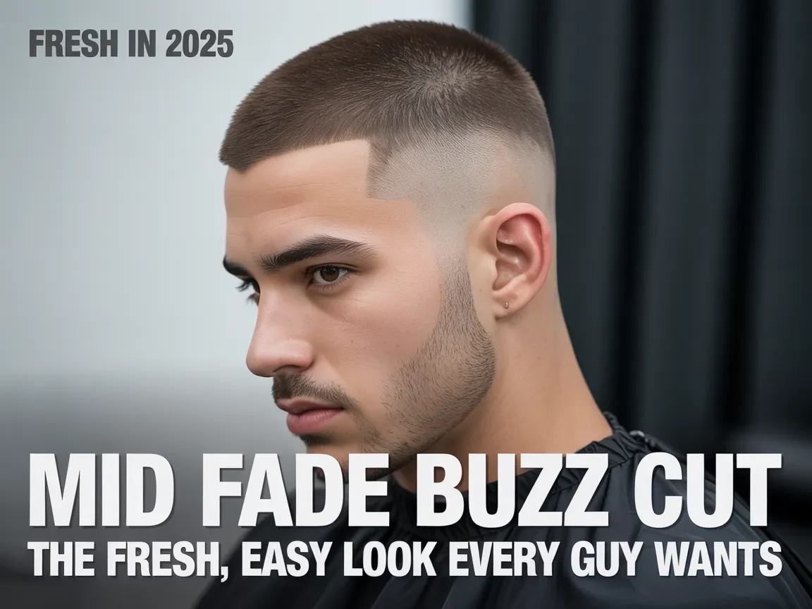 Mid Fade Buzz Cut