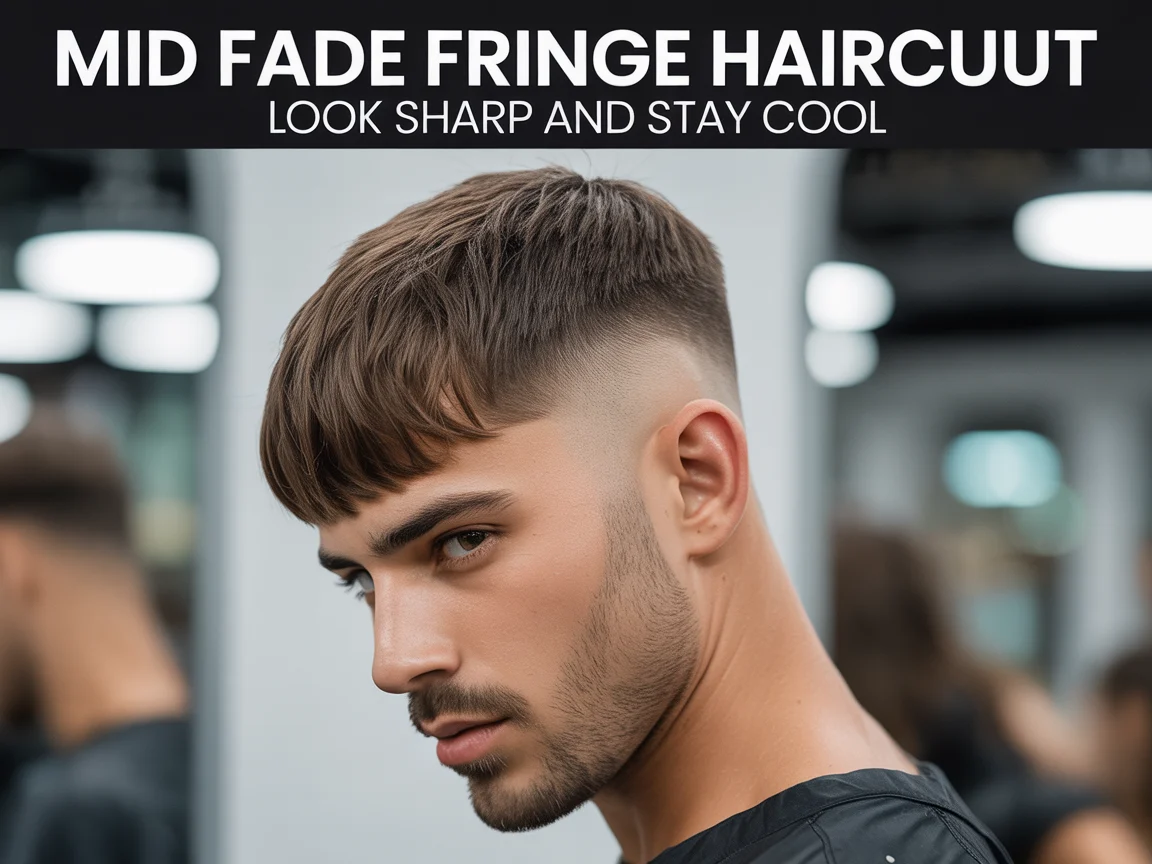 Mid Fade Fringe Haircut
