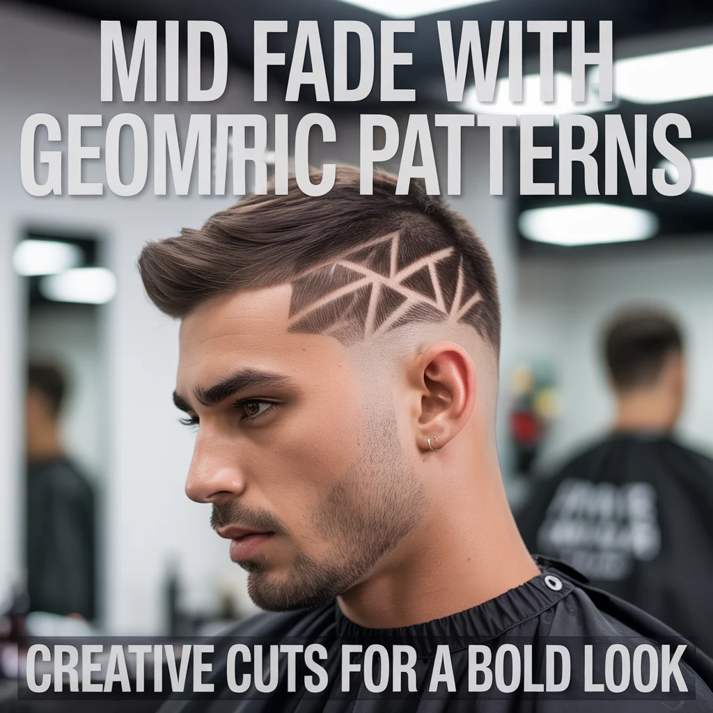 Mid Fade With Geometric Patterns