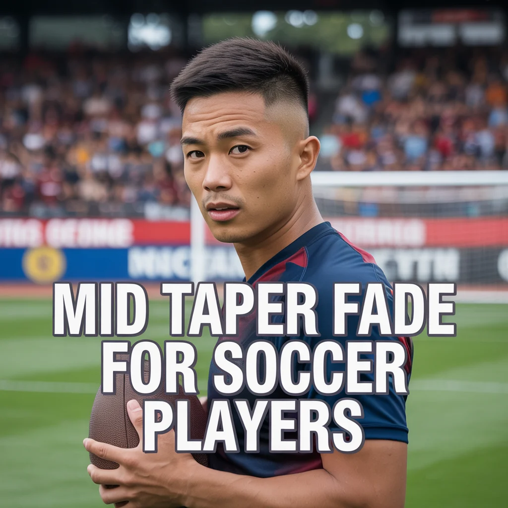 Mid Taper Fade for Soccer Players