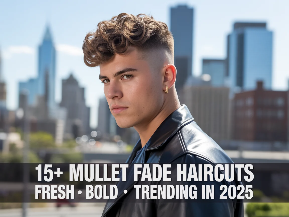 Modern Mullet Fade Haircuts