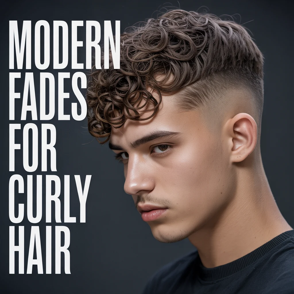 Modern fades for curly hair