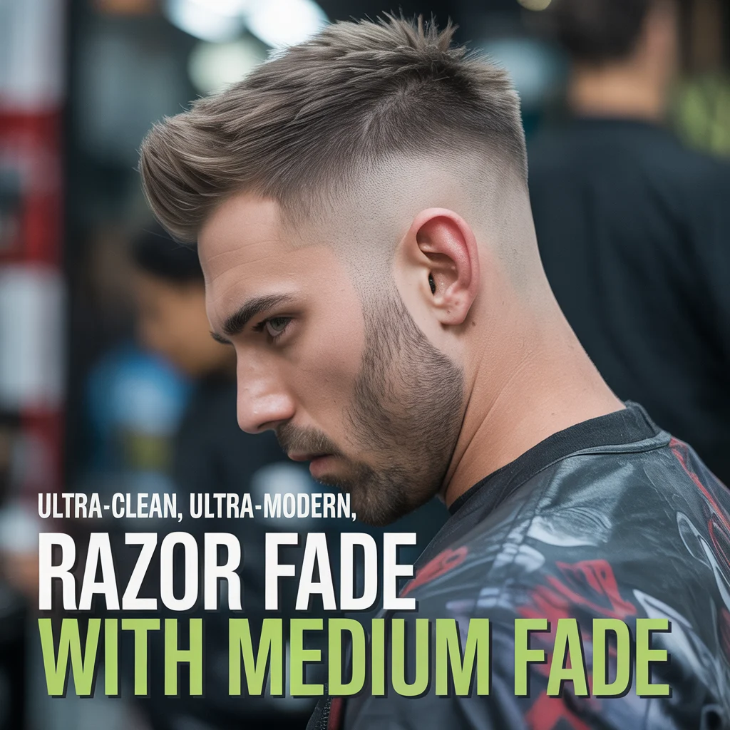 Razor Fade with Medium Fade