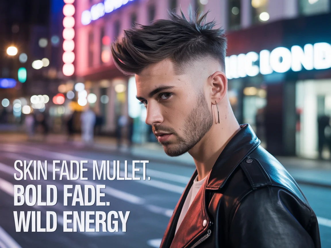 Skin Fade Mullet