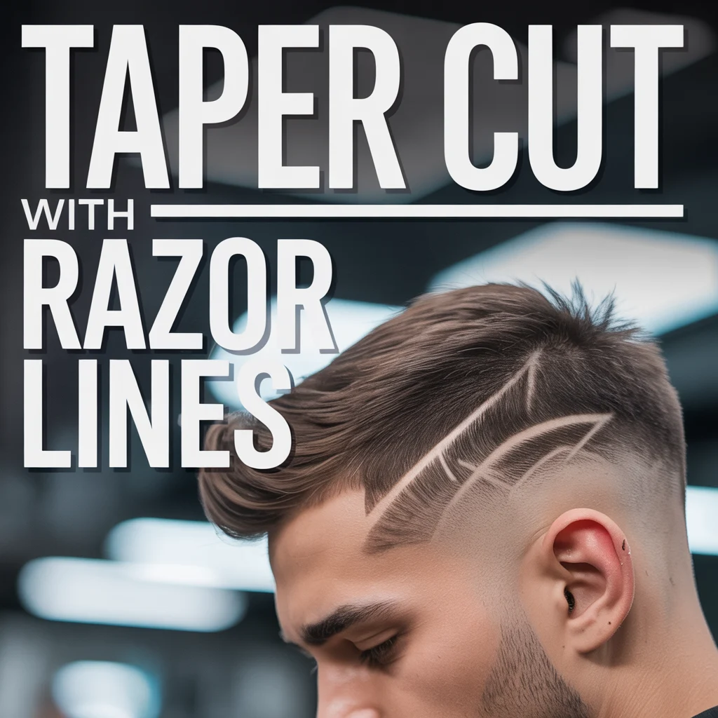 Taper Cut with Razor Lines