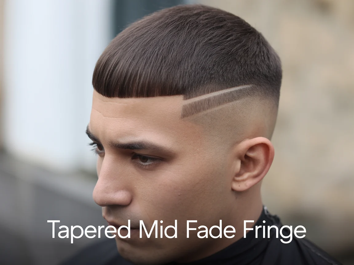 Tapered Mid Fade Fringe