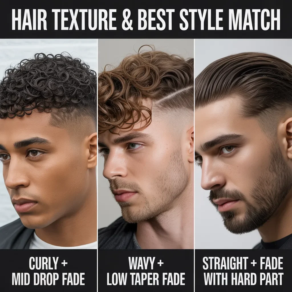 Texture: Curly, wavy, straight, and best match