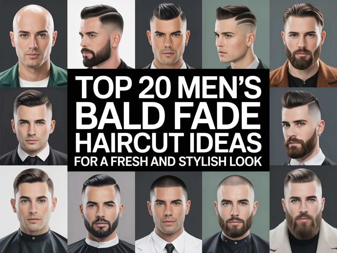Top 20 Mens Bald Fade Haircut Ideas for a Fresh and Stylish Look