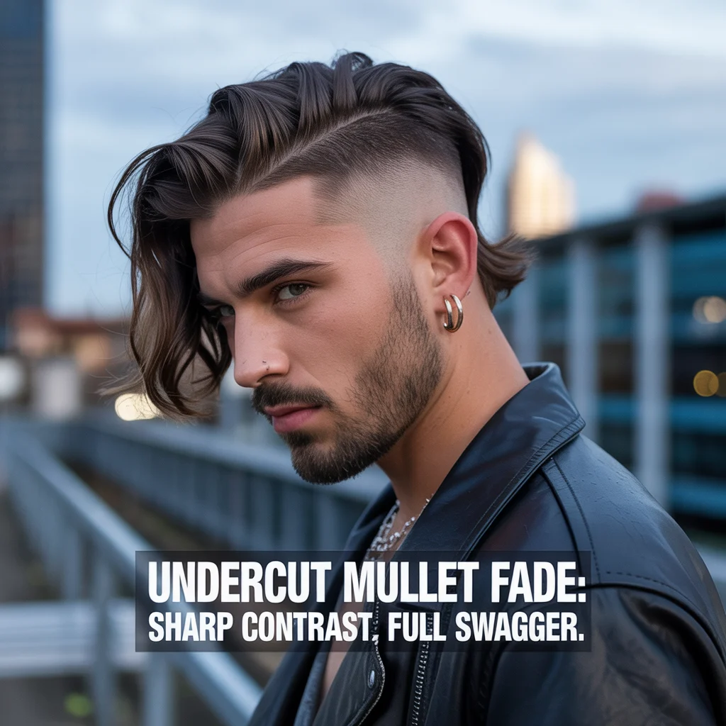 Undercut Mullet Fade
