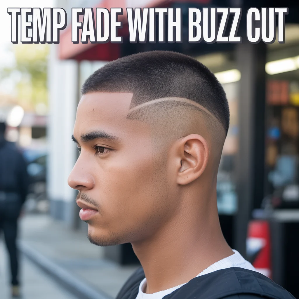 Temp Fade with Buzz Cut