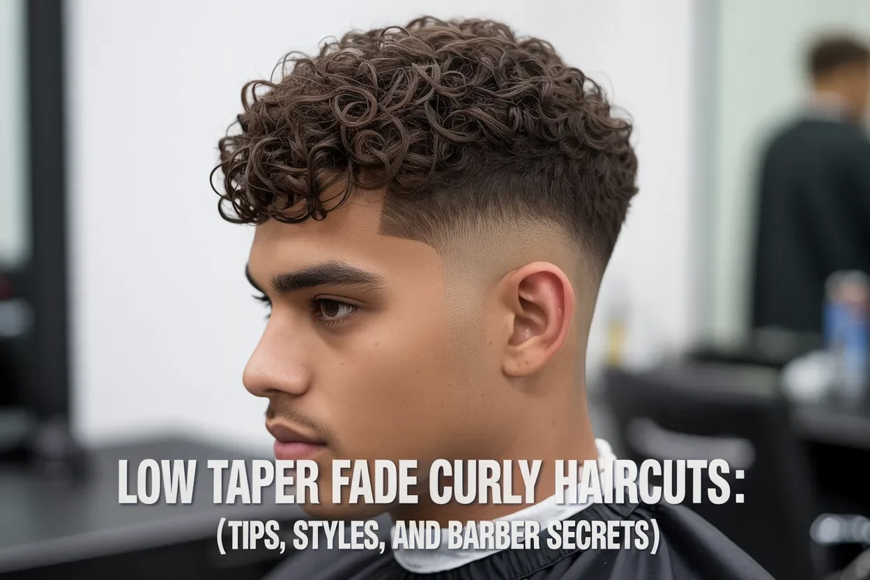 Low Taper Fade Curly Haircuts