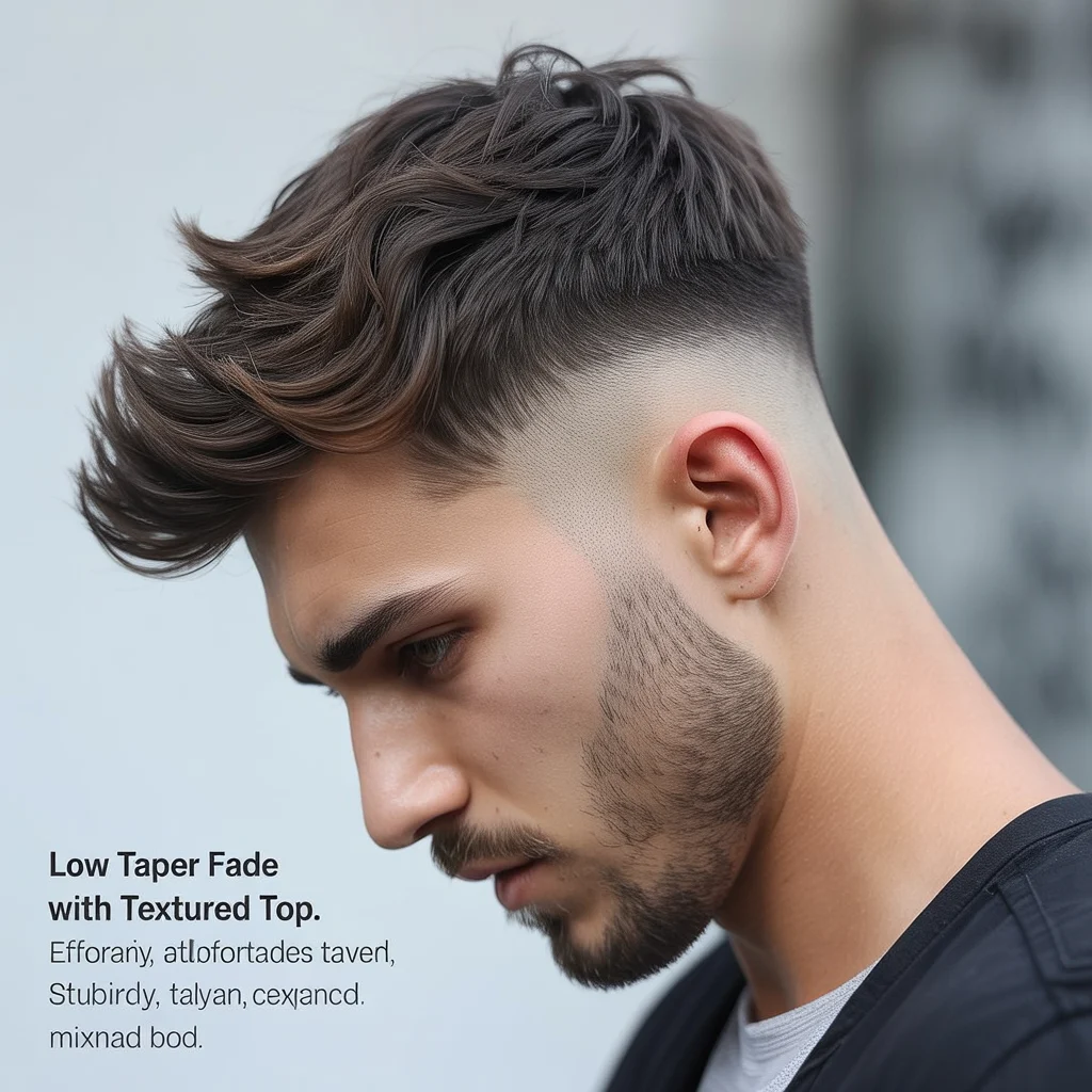 10 Best Long Hair Low Taper Fade Haircut & Styling Tips for Men
