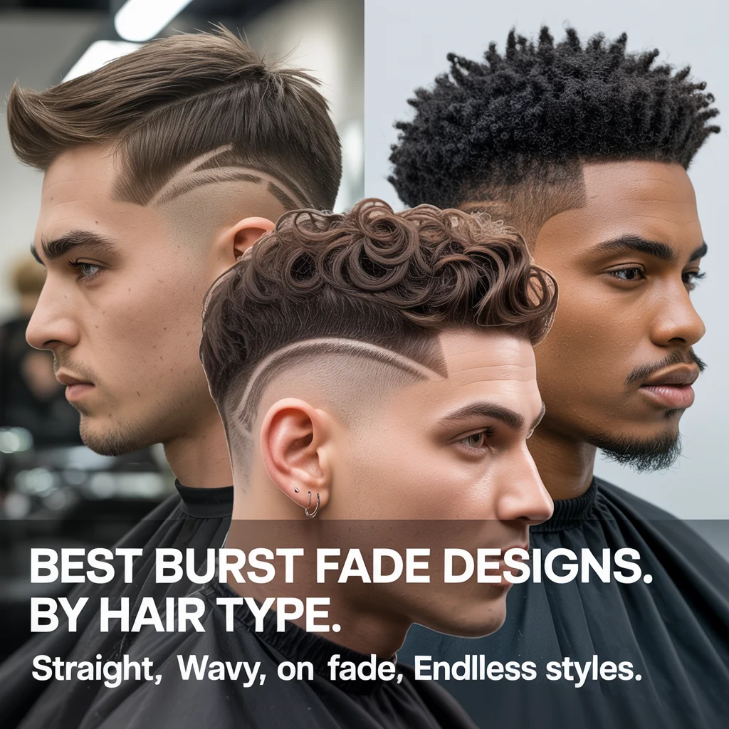 Best Burst Fade Designs for Different Hair Types