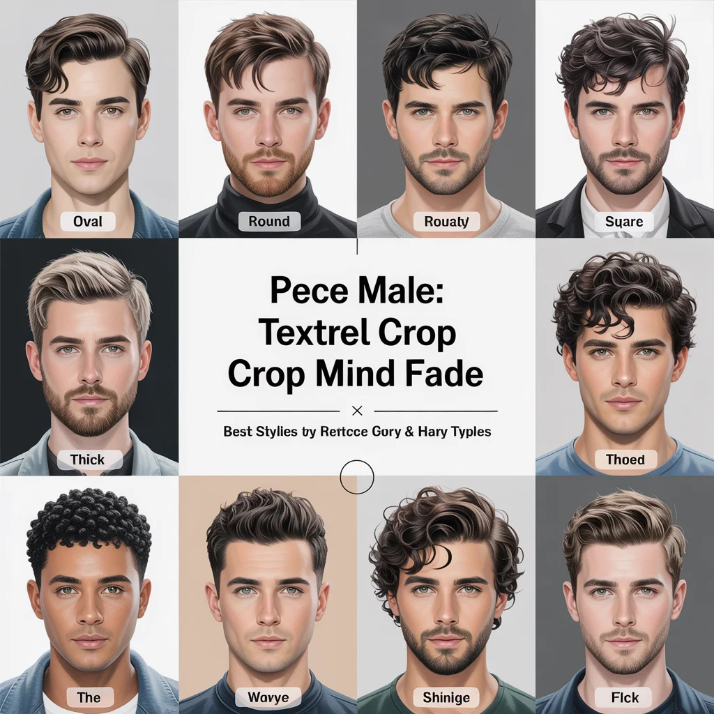 Best Face Shapes and Hair Types for Textured Crop Mid Fade