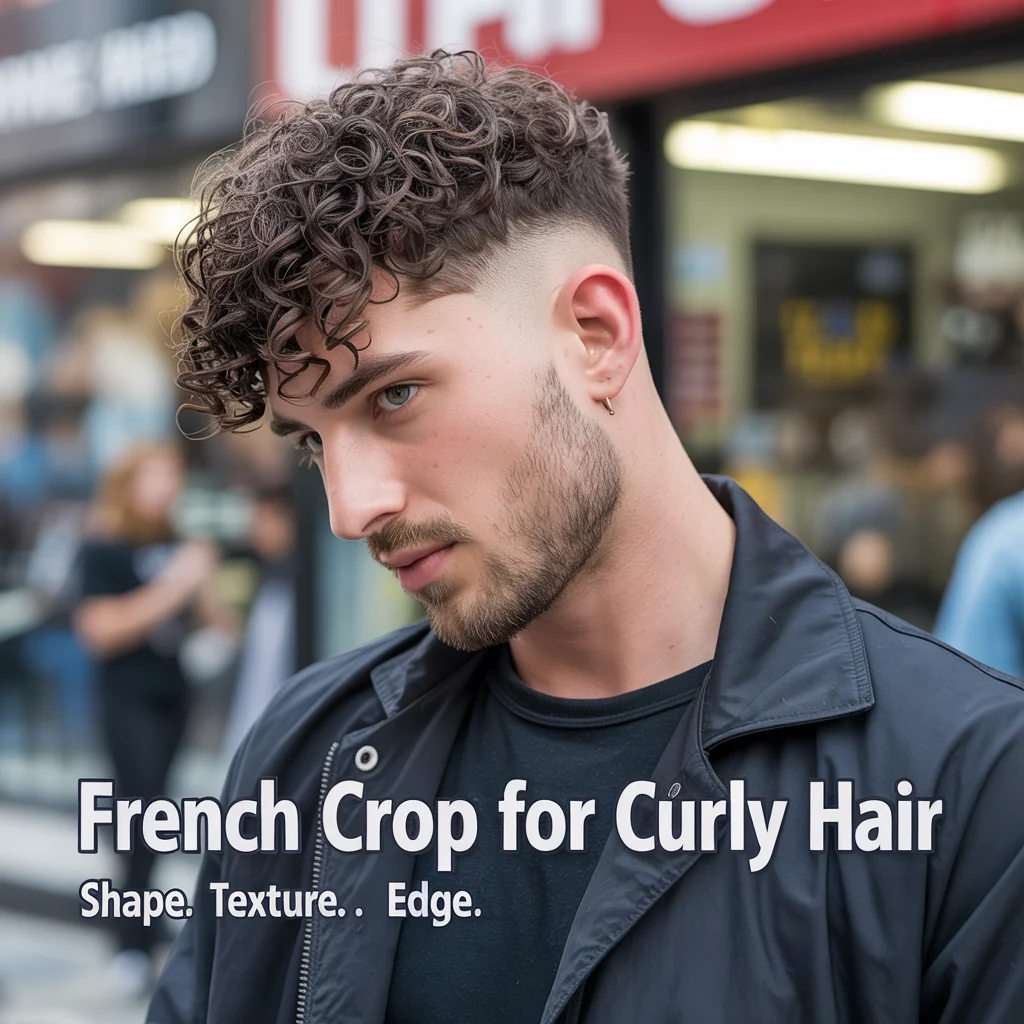 French Crop for Curly Hair