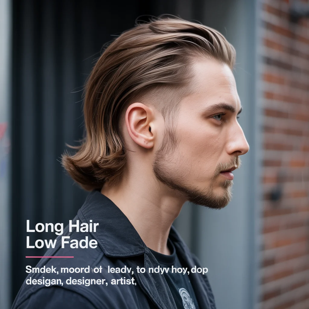 Long Hair Low Fade