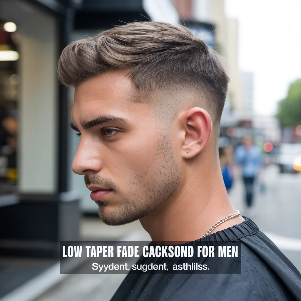 Low Taper Fade Haircut for Men