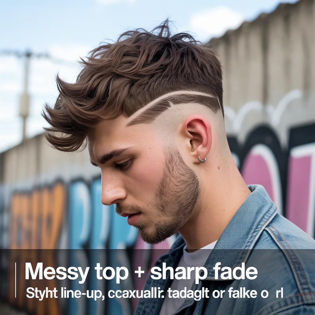 Messy Top with Defined Fade