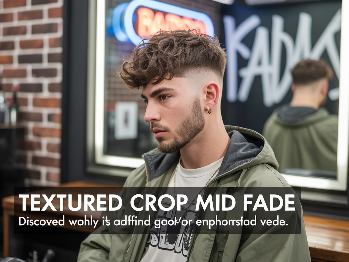 Textured Crop Mid Fade Why Is This Haircut So Popular