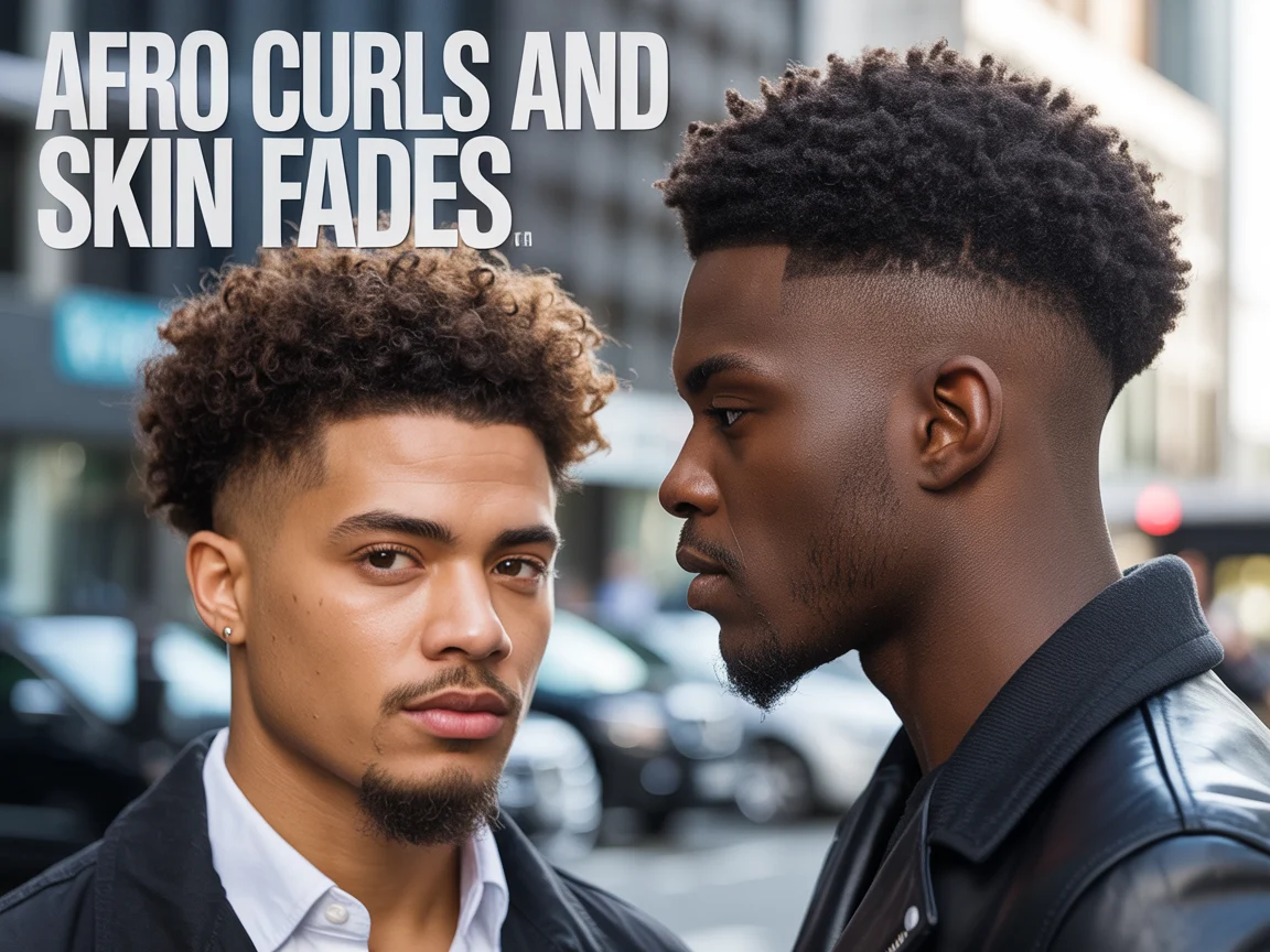 Afro Curls and Skin Fades